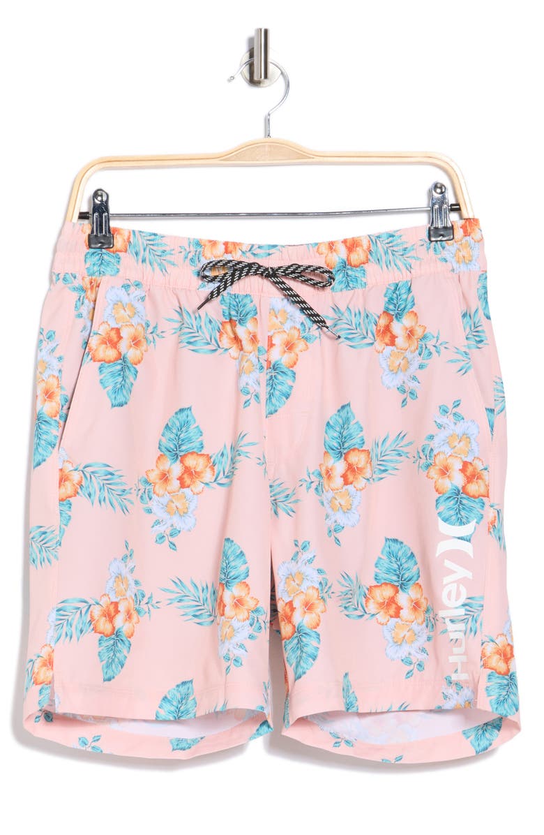 Hurley Congo Volley Swim Shorts, Alternate, color, Pink