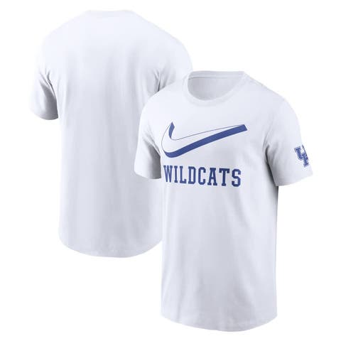 Men's Nike White Kentucky Wildcats Primetime 2-Hit Swoosh T-Shirt