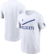 Nike Men's Nike White Kentucky Wildcats Primetime 2-Hit Swoosh T-Shirt
