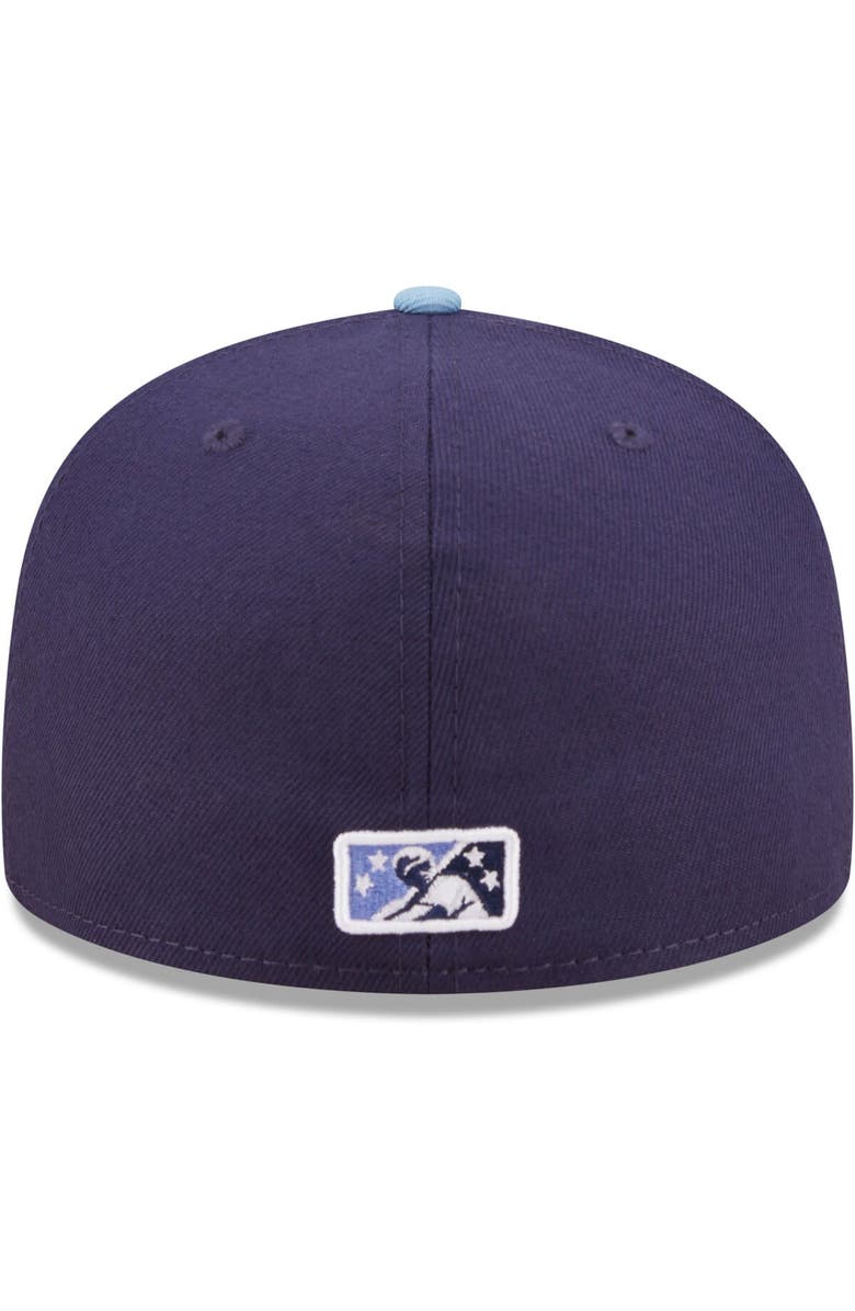 New Era Men's New Era Navy Corpus Christi Hooks Authentic Collection 59FIFTY Fitted Hat, Alternate, color,