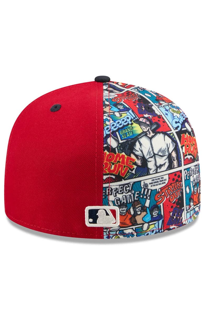 New Era Men's New Era Red/Navy St. Louis Cardinals 2025 MLB Diamond Hero Edition 59FIFTY Fitted Hat, Alternate, color, Red