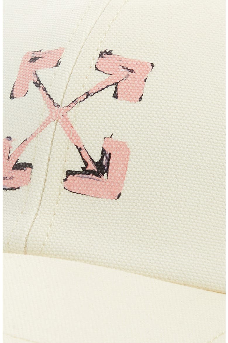 Painted Arrows Logo Cotton Baseball Cap, Alternate, color, BEIGE PINK
