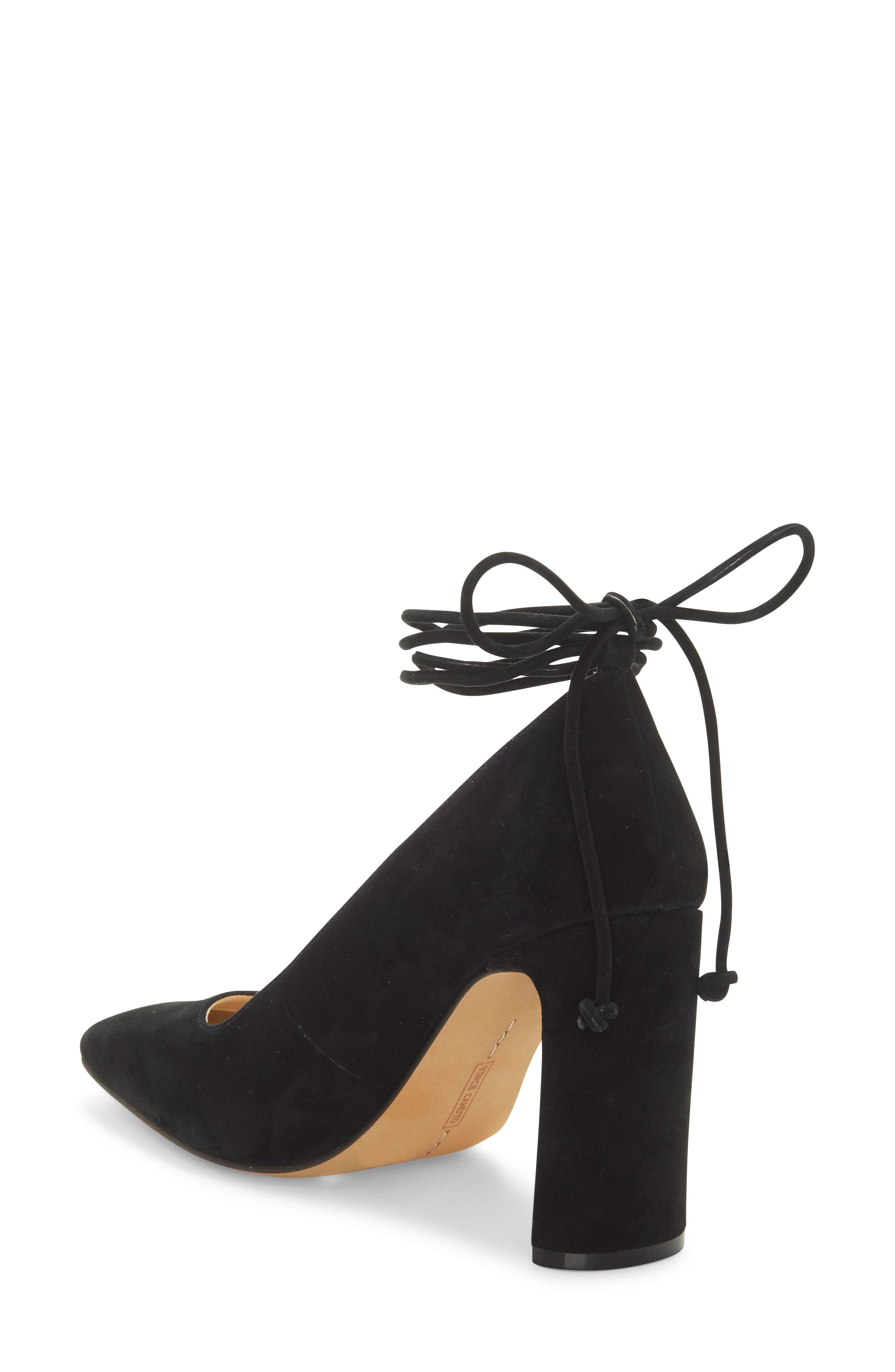 Vince Camuto Damell Lace-Up Square Toe Pump, Alternate, color, 