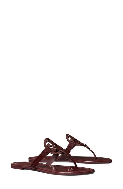 Tory Burch Miller Patent Sandal In Red