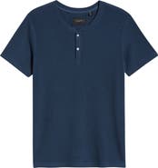 Daniel Buchler Ribbed Henley Pajama T-Shirt