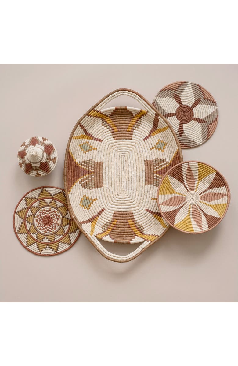 Maadili Collective Radiate Trivet ~ Elevate Collection, Alternate, color, Natural