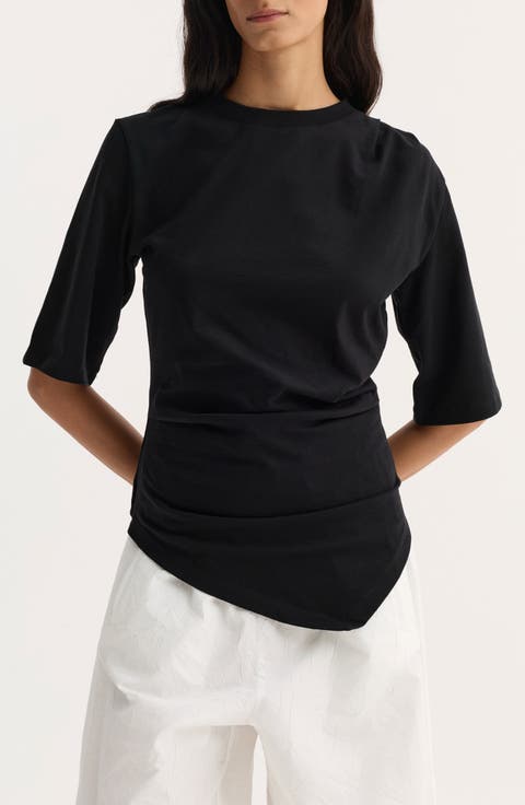 Reinvented Twisted Organic Cotton T-Shirt