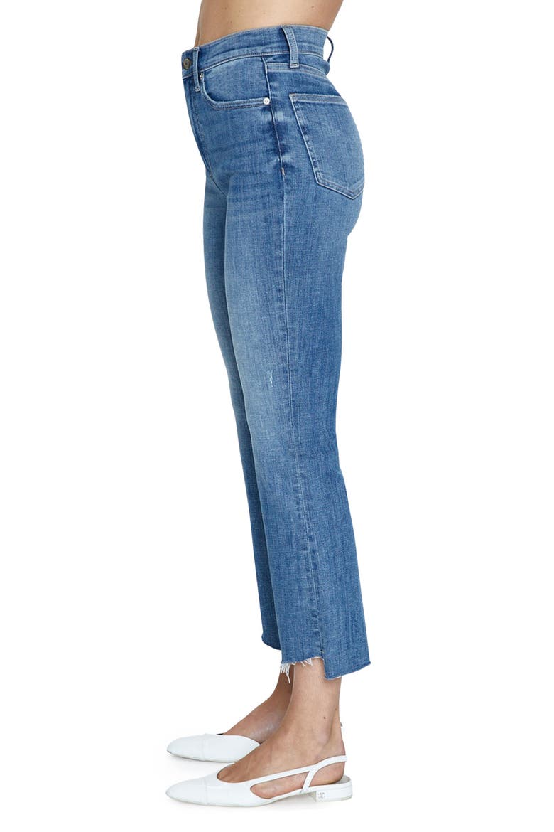 Lennon High Waist Chew Hem Crop Bootcut Jeans, Alternate, color, SUNNY