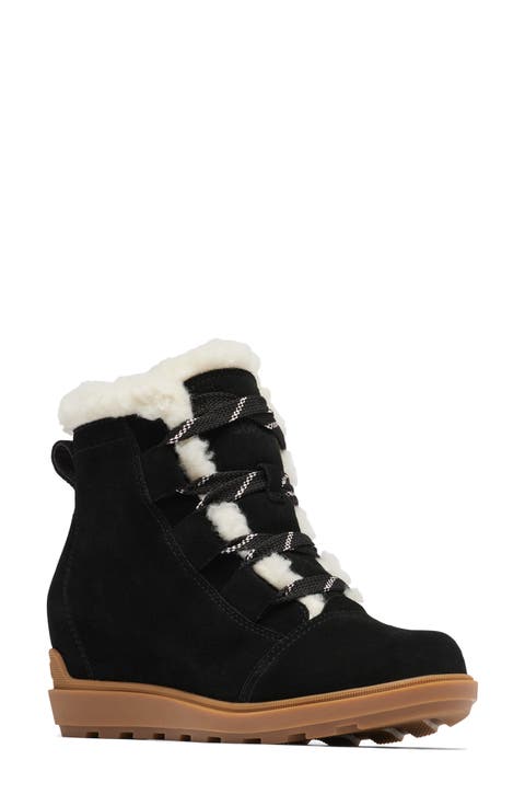 Evie II Cozy Waterproof Wedge Bootie (Women)