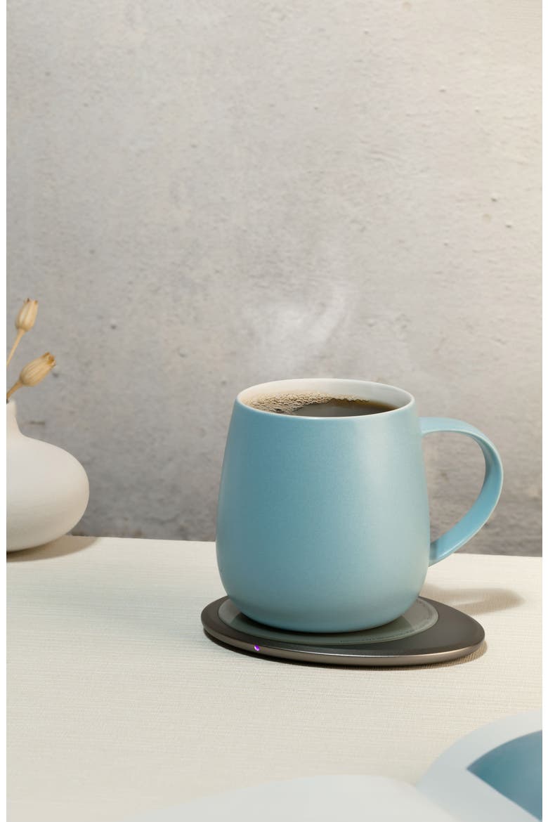 Ui 3 Mug & Warmer Set, Alternate, color, MOON BLUE