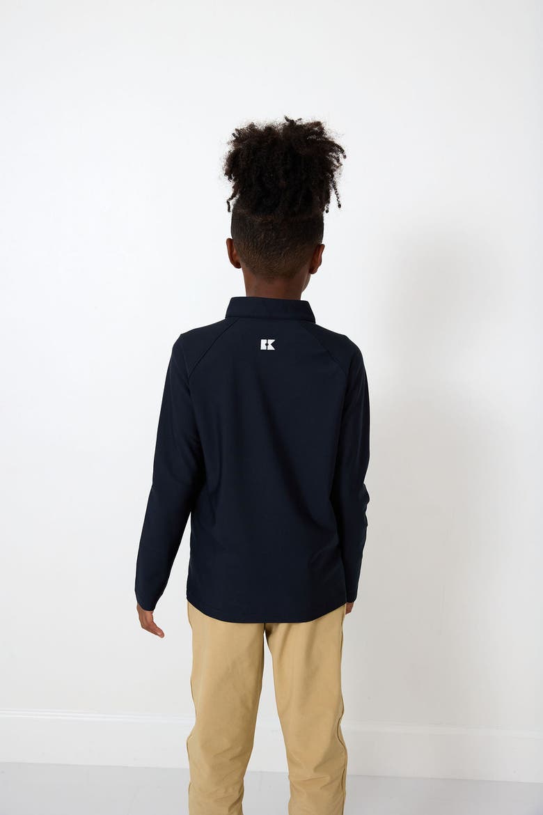 Boys Half Zip, Alternate, color, Black