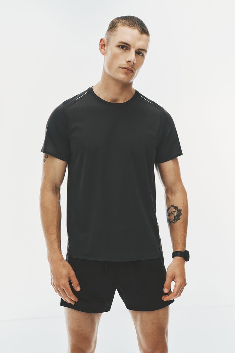 Lightweight Cooling Running T-shirt, Alternate, color, Dark gray
