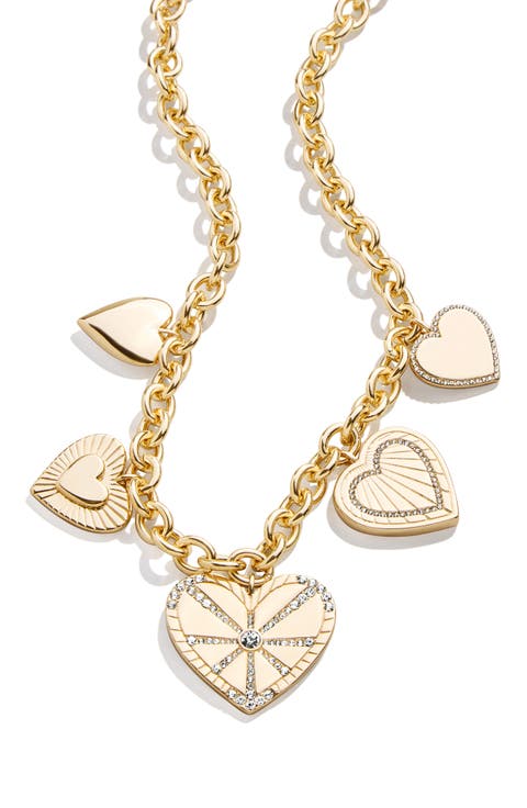 Emerson Heart Station Necklace
