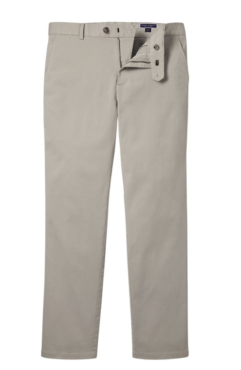 Charles Tyrwhitt Slim Fit Lightweight Chinos, Alternate, color, Silver