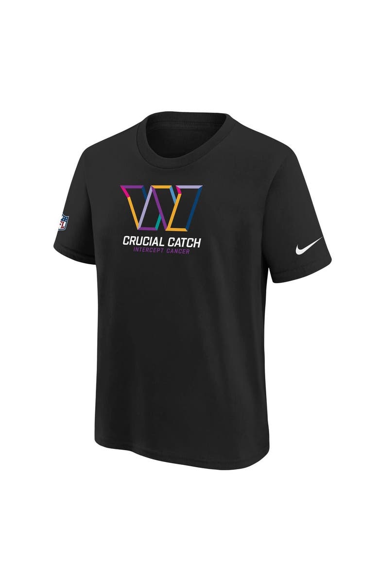 Nike Youth Nike  Black Washington Commanders 2024 NFL Crucial Catch Tri-Blend T-Shirt, Alternate, color, 