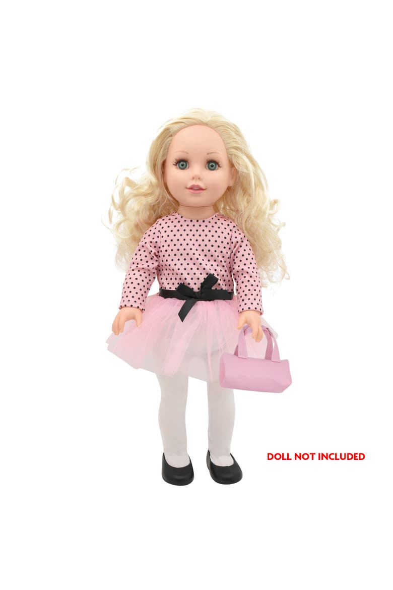 18" Doll Outfit Pink Tutu 5 Piece Outfit Set 3+, Alternate, color, Pink