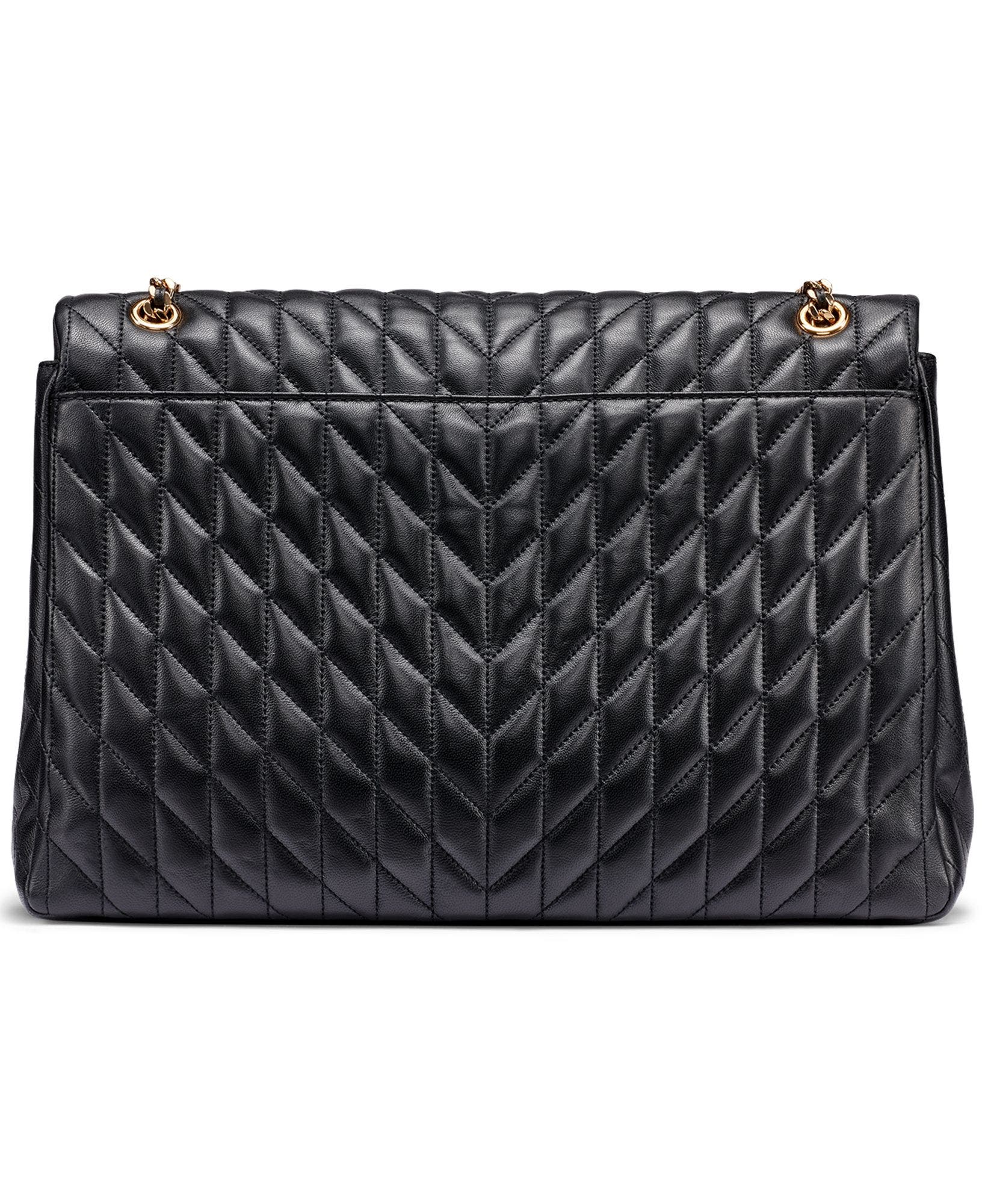 Lafayette Jumbo Shoulder Bag, Alternate, color, Black/Gold