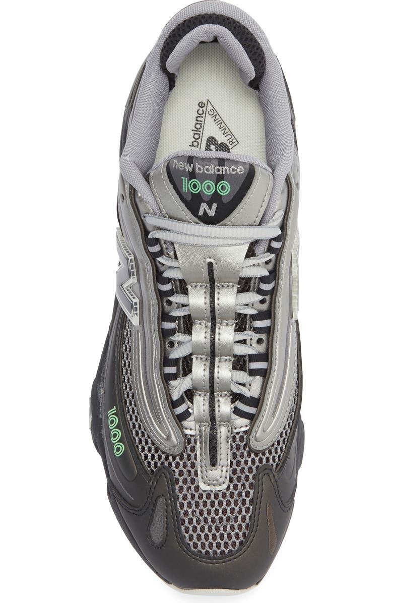 New Balance 1000 Sneaker, Alternate, color, Black/ Dark Silver Metallic
