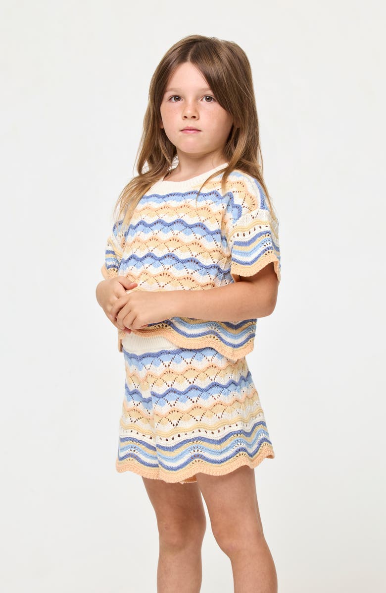 LSPACE Kids' Sunnie Knit Top & Shorts Set, Alternate, color, 