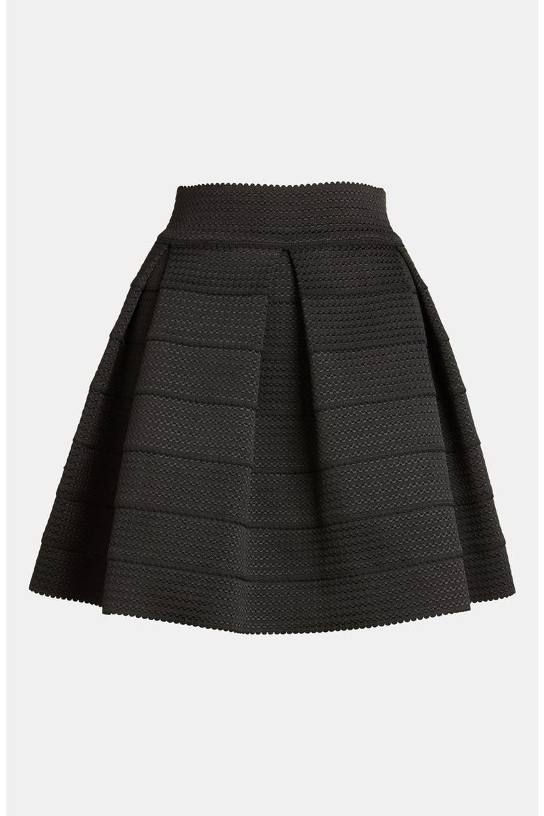 Pleated Skirt, Alternate, color, BLACK