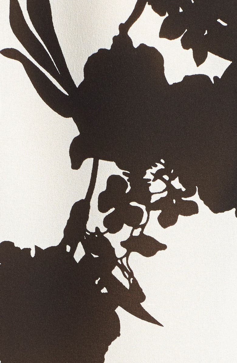 A.L.C. 'Clay' Print Silk Top, Alternate, color, 