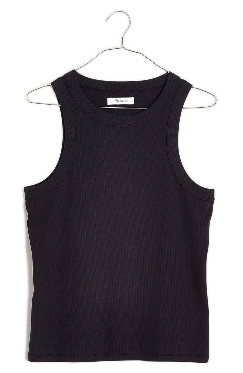 Madewell Supima<sup>®</sup> Cotton Rib Cutaway Tank, Alternate, color,