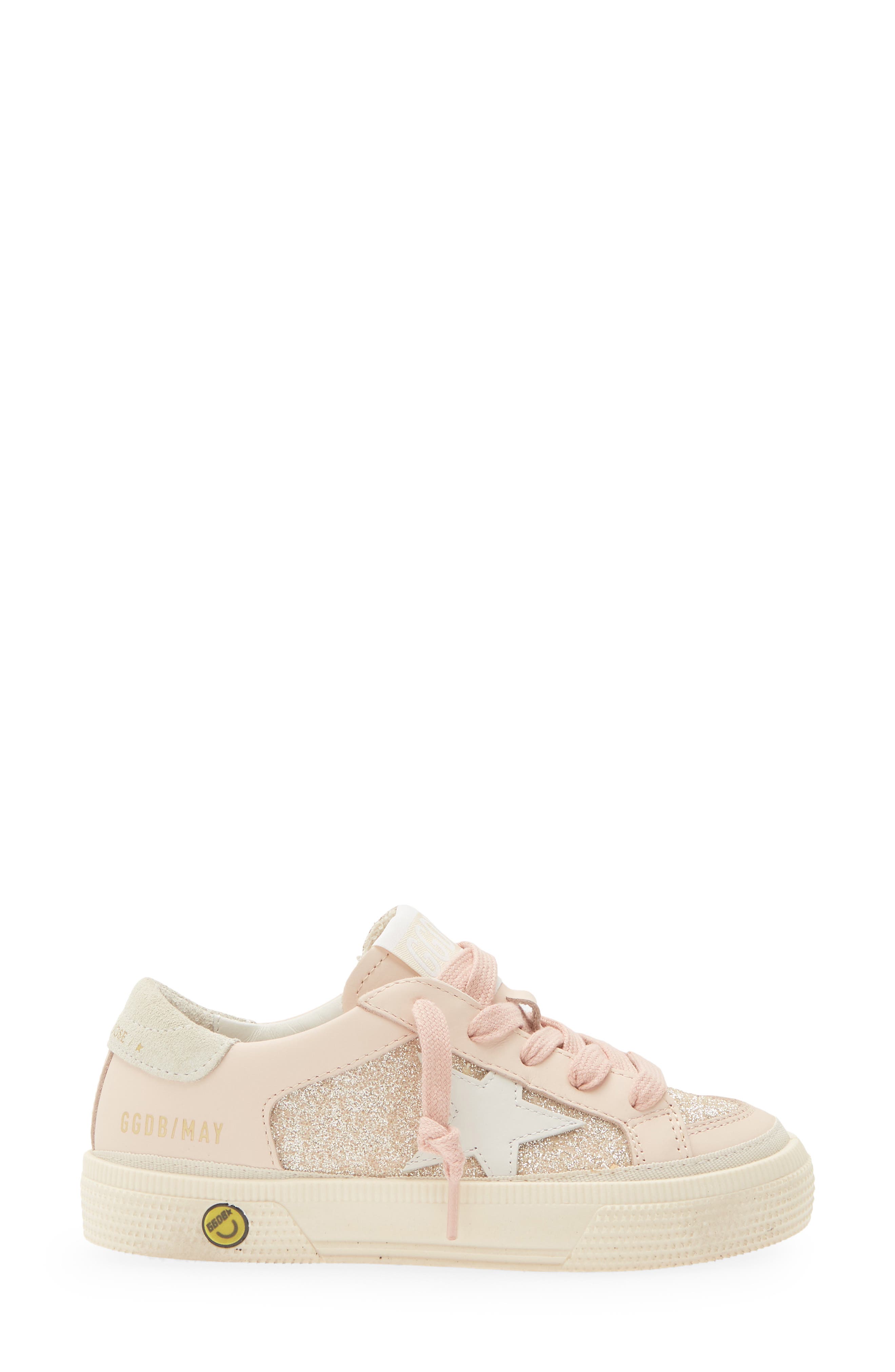Kids' May Sneaker, Alternate, color, PALE PINK/ MILK/ GREY