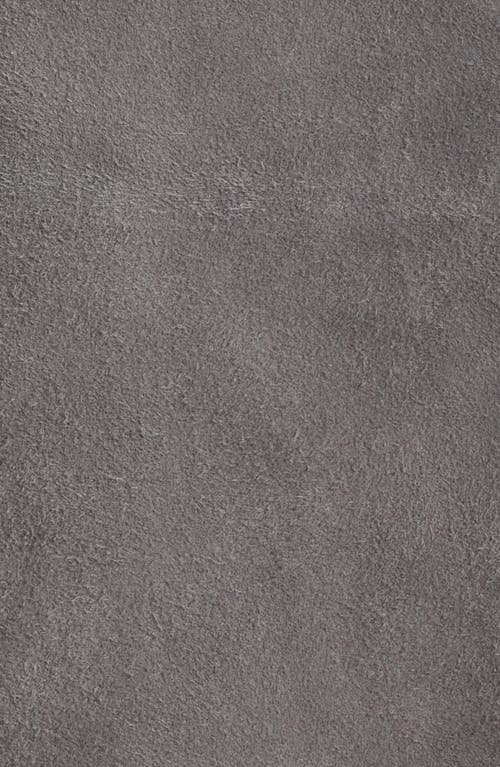 Nordstrom Suede Bomber Jacket In Gray