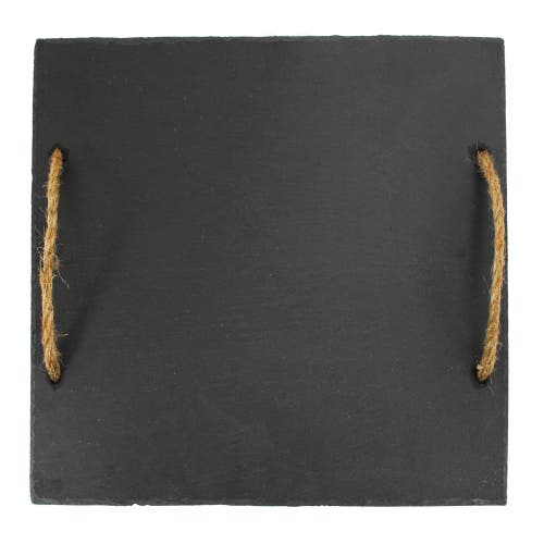 Twine Slate Cheese Board In Black