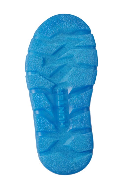 Hunter Kids' Cuddle Lug Sole Insulated Waterproof Snow Boot In Blue