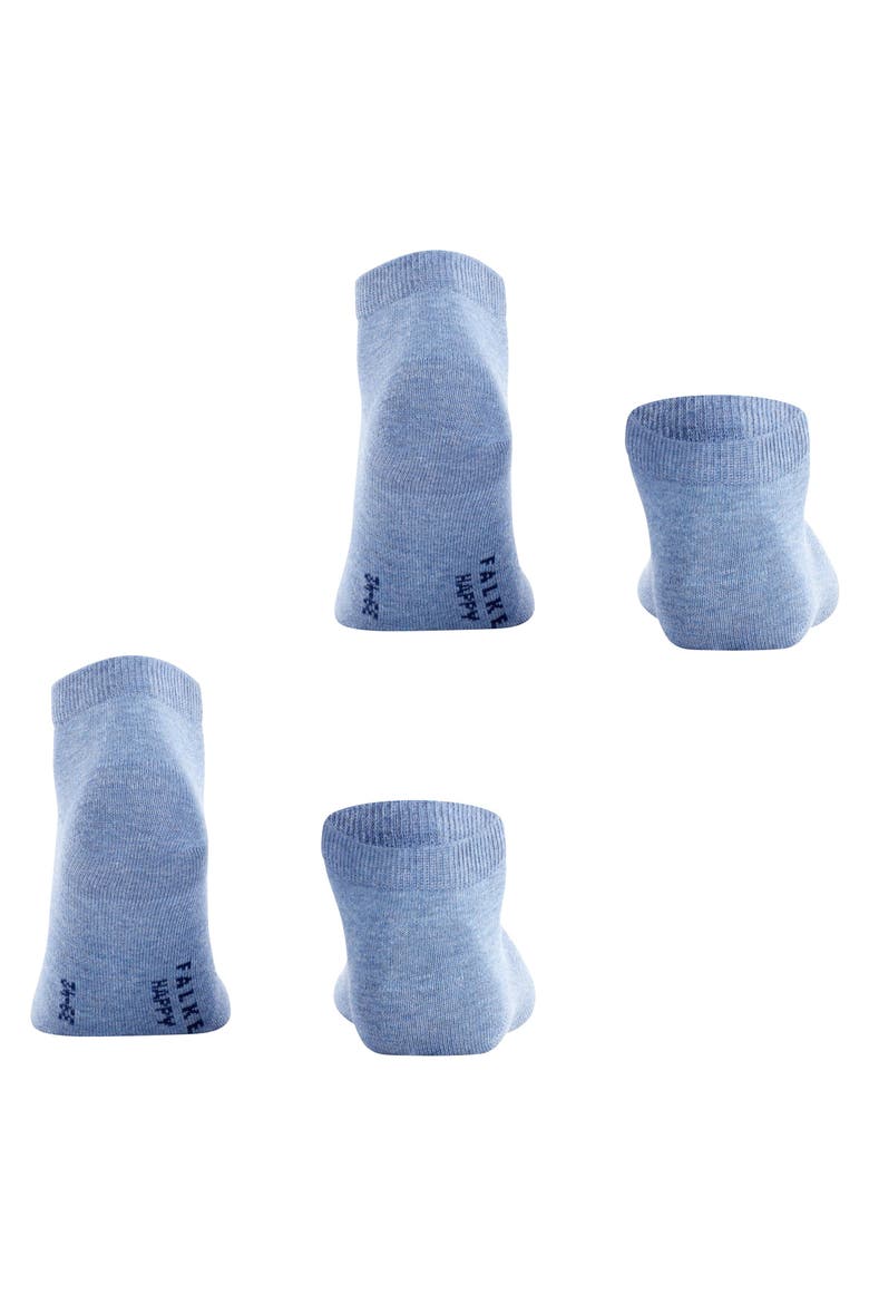 Happy Cotton Sneaker Socks, Alternate, color, Light Denim
