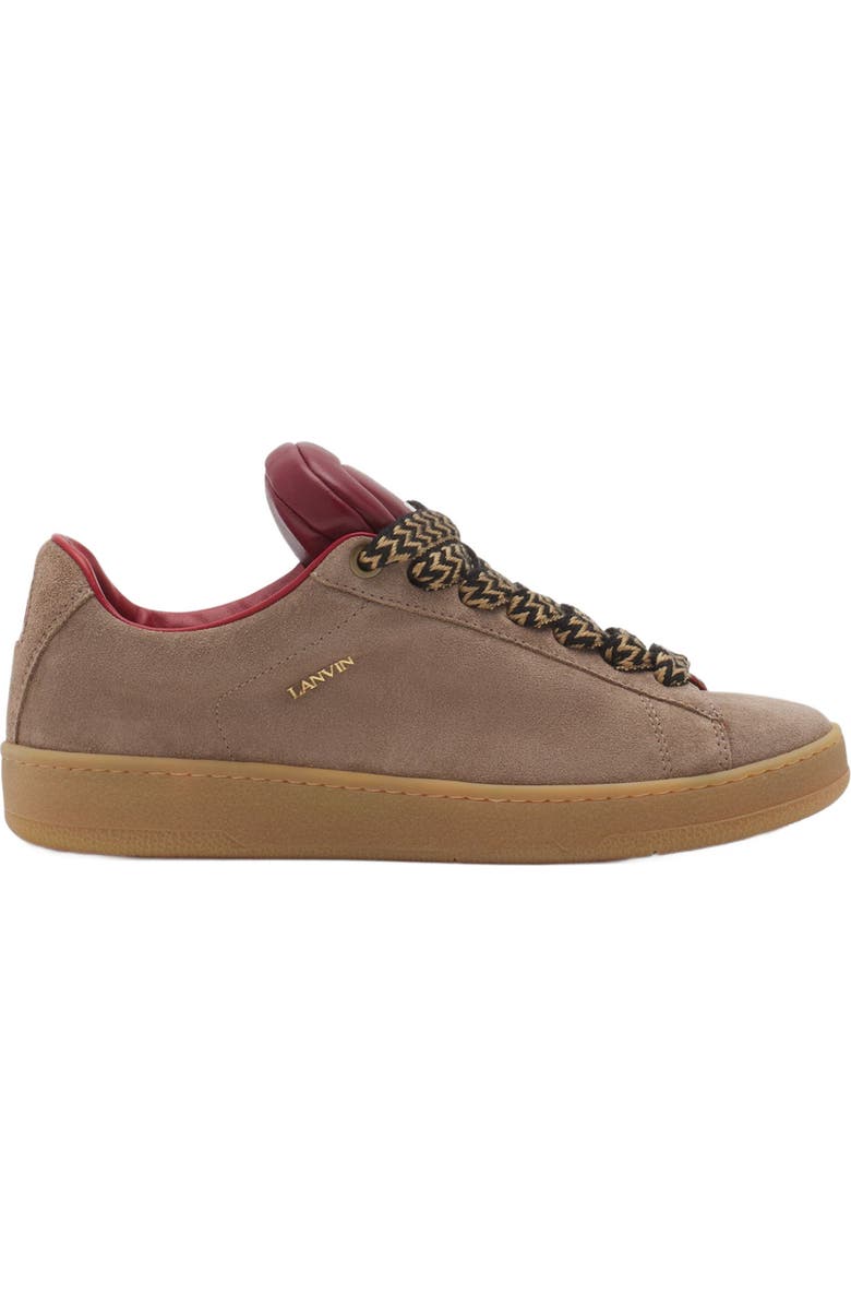 Lanvin x FUTURE HYPER CURB SNEAKERS IN LEATHER AND SUEDE FOR MEN, Main, color,