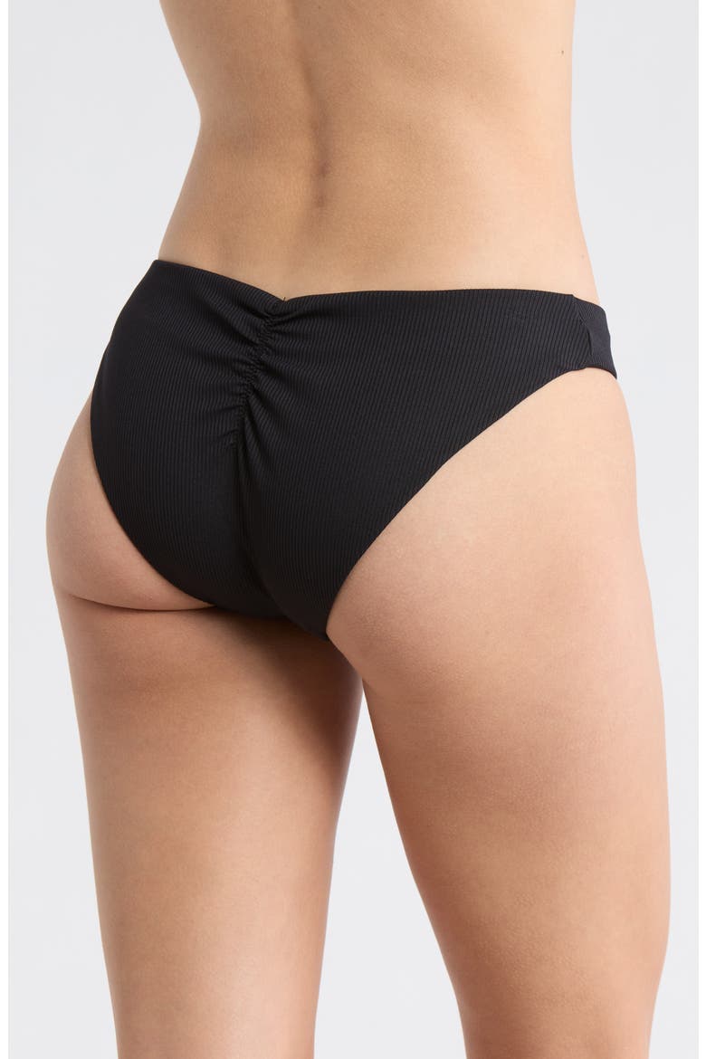 Modern Edge Adela Hipster Bikini Bottoms, Alternate, color, BLACK
