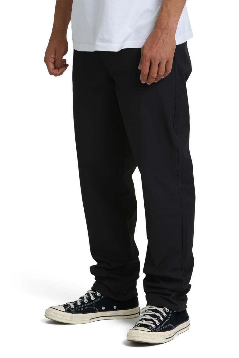 Surftrek Straight Fit Touring Pants, Alternate, color, BLACK