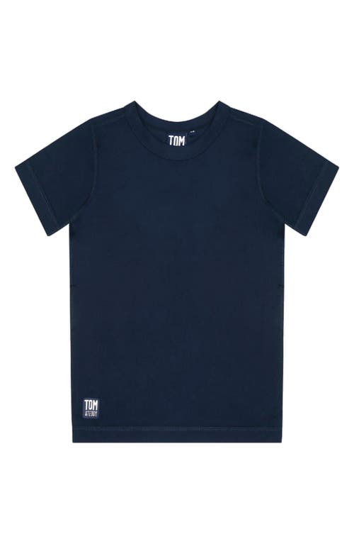 Tom & Teddy Kids' Short Sleeve Rashguard in Deep Blue 