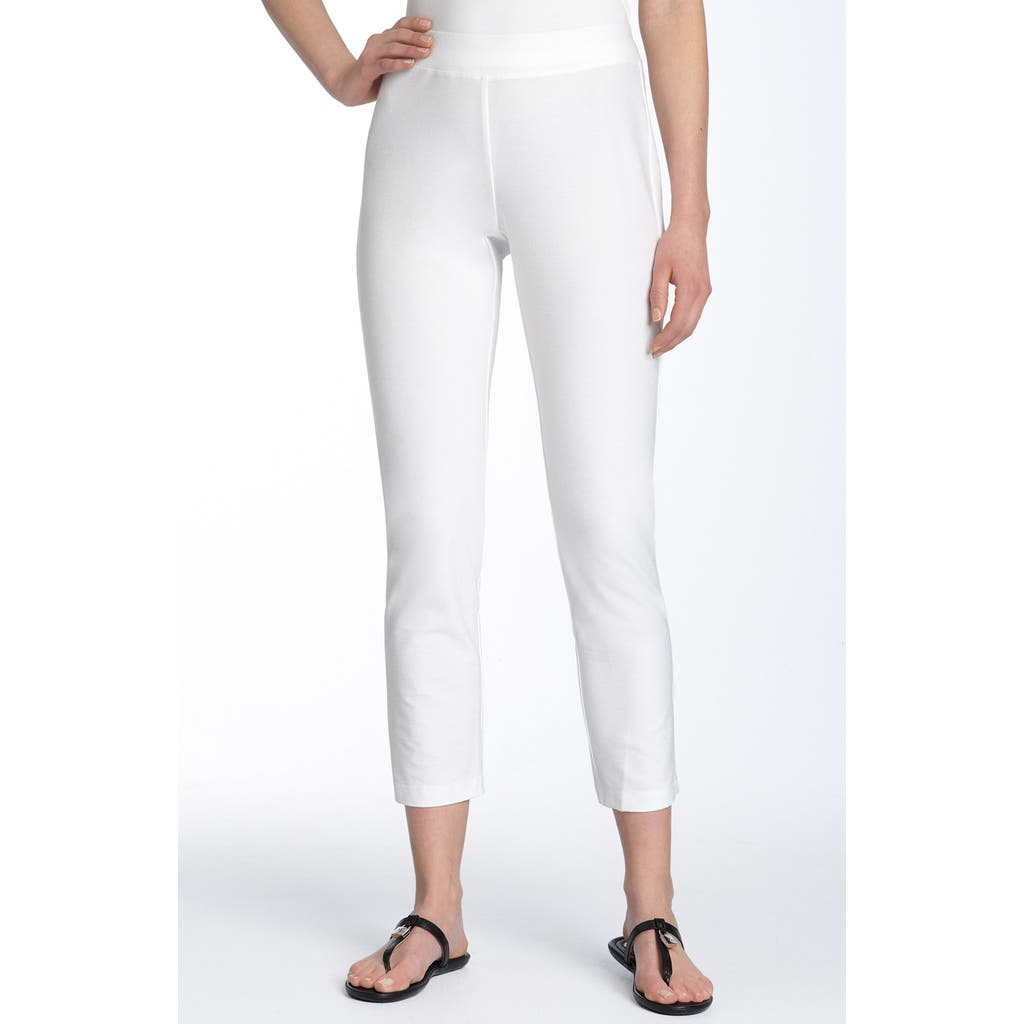 Eileen Fisher High Waist Slim Ankle Pants