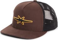PHIPPS Star Logo Embroidered Snapback Trucker Hat