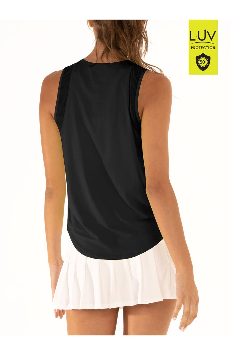 Lucky in Love Chill Out Tank, Alternate, color, Black