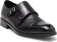 NORDSTROM RACK Watson Double Monk Cap Toe Leather Shoe