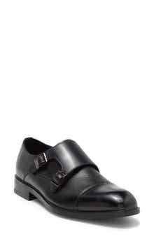NORDSTROM RACK Watson Double Monk Cap Toe Leather Shoe