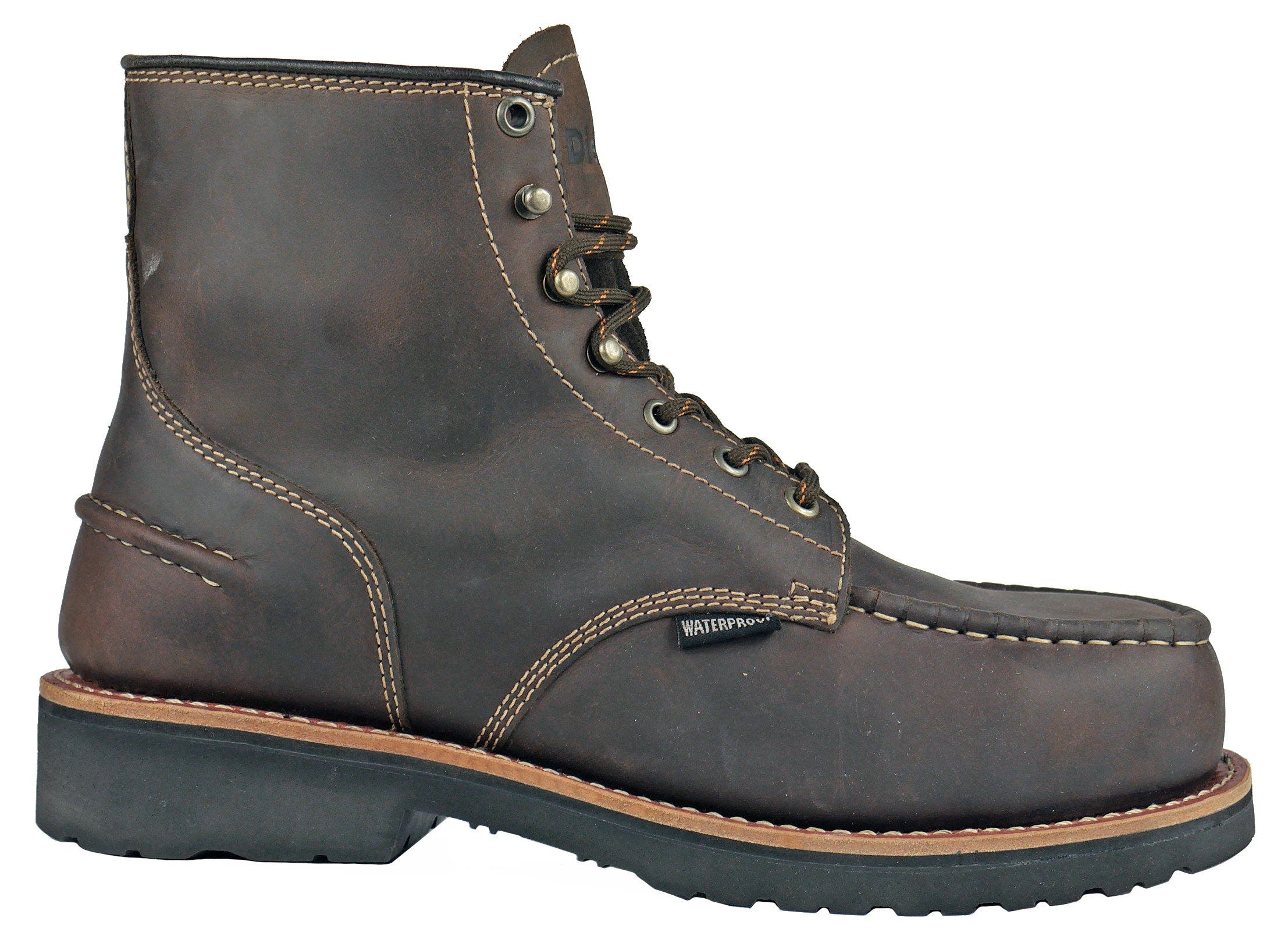 DieHard Monte Composite Toe Waterproof Work Boot Dark Brown, Alternate, color, Dark Brown