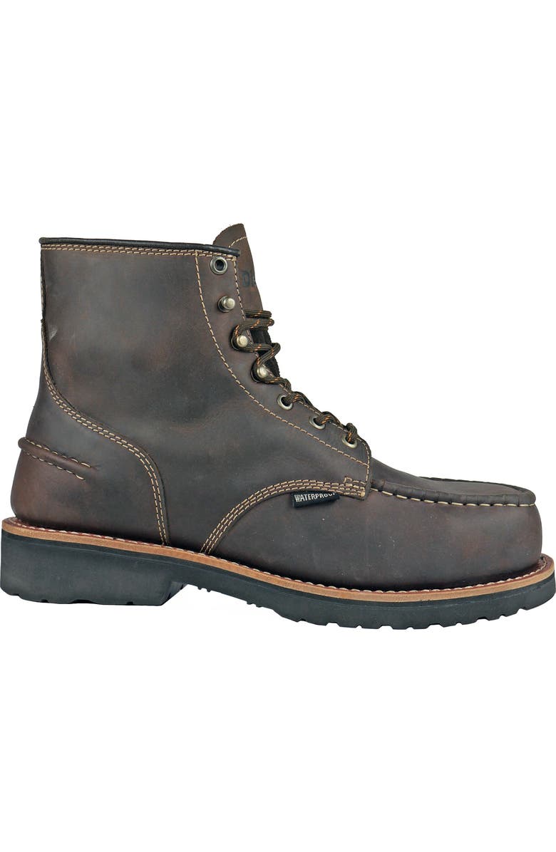 DieHard Monte Composite Toe Waterproof Work Boot Dark Brown, Alternate, color, Dark Brown