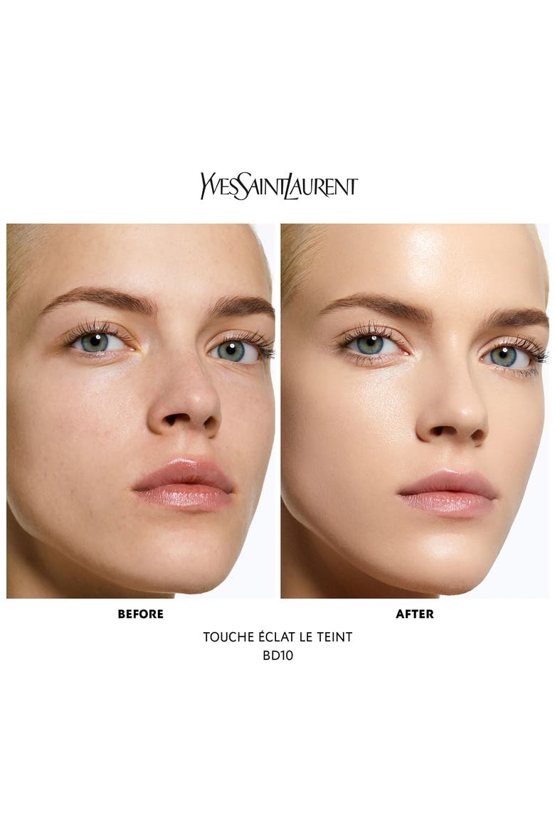 Touche Éclat Le Teint Radiant Liquid Foundation with SPF 22, Alternate, color, BD10 WARM PORCELAIN