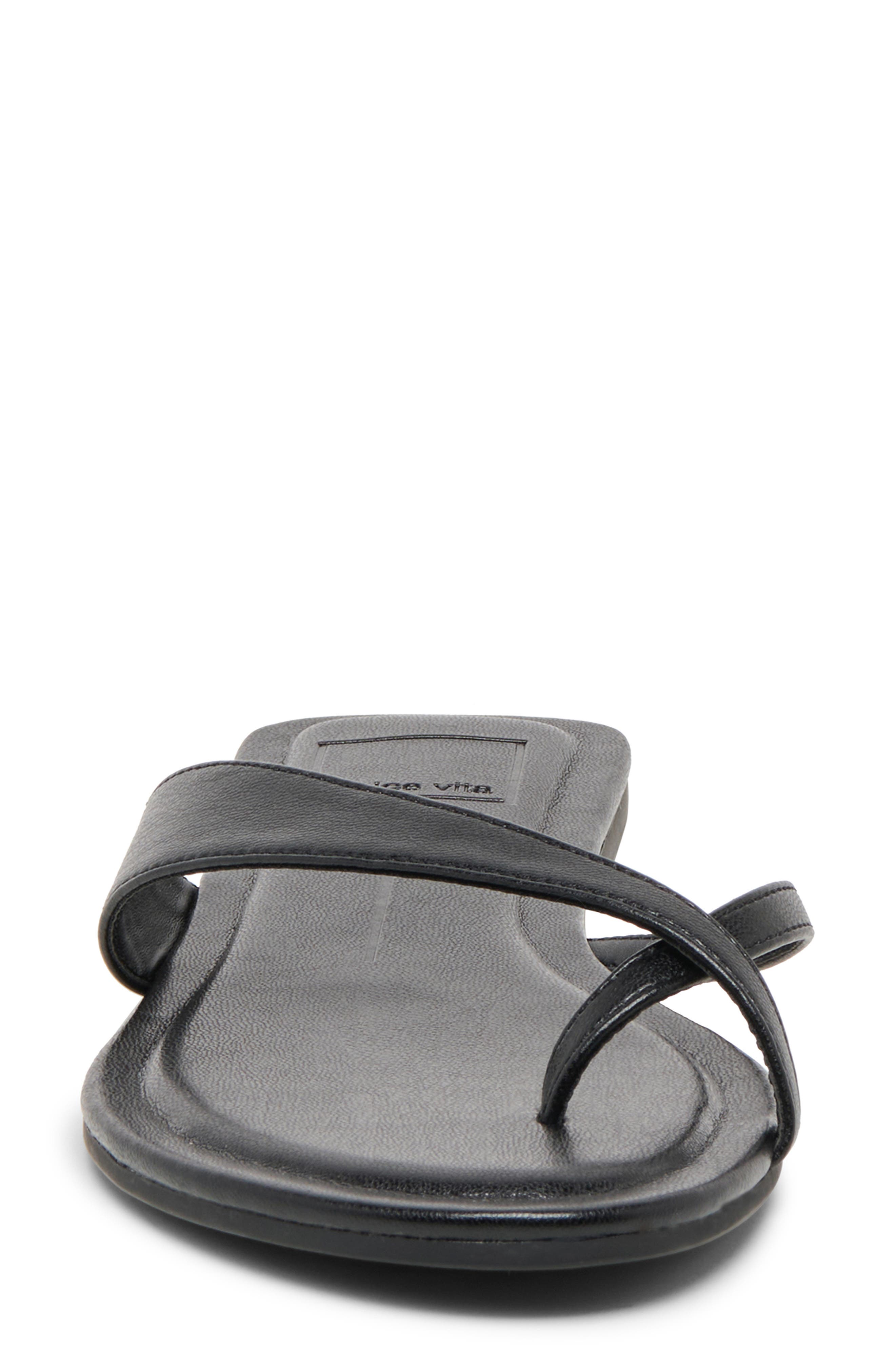 Dolce Vita Lenex Toe Loop Sandal, Alternate, color, Black Stella