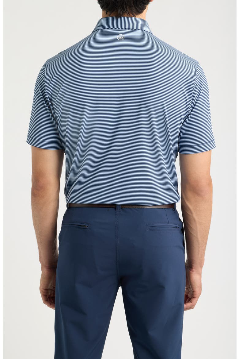 Wynn Stripe Summer Comfort Performance Jersey Polo, Alternate, color, NAVY