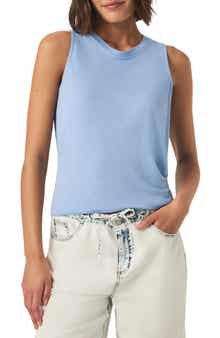 Splendid Cady Crewneck Linen Blend Tank