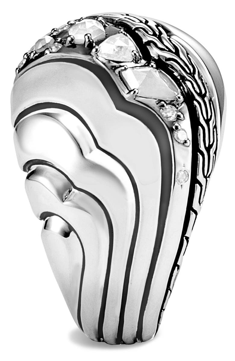 John Hardy Lahar Diamond Dome Ring, Alternate, color, 