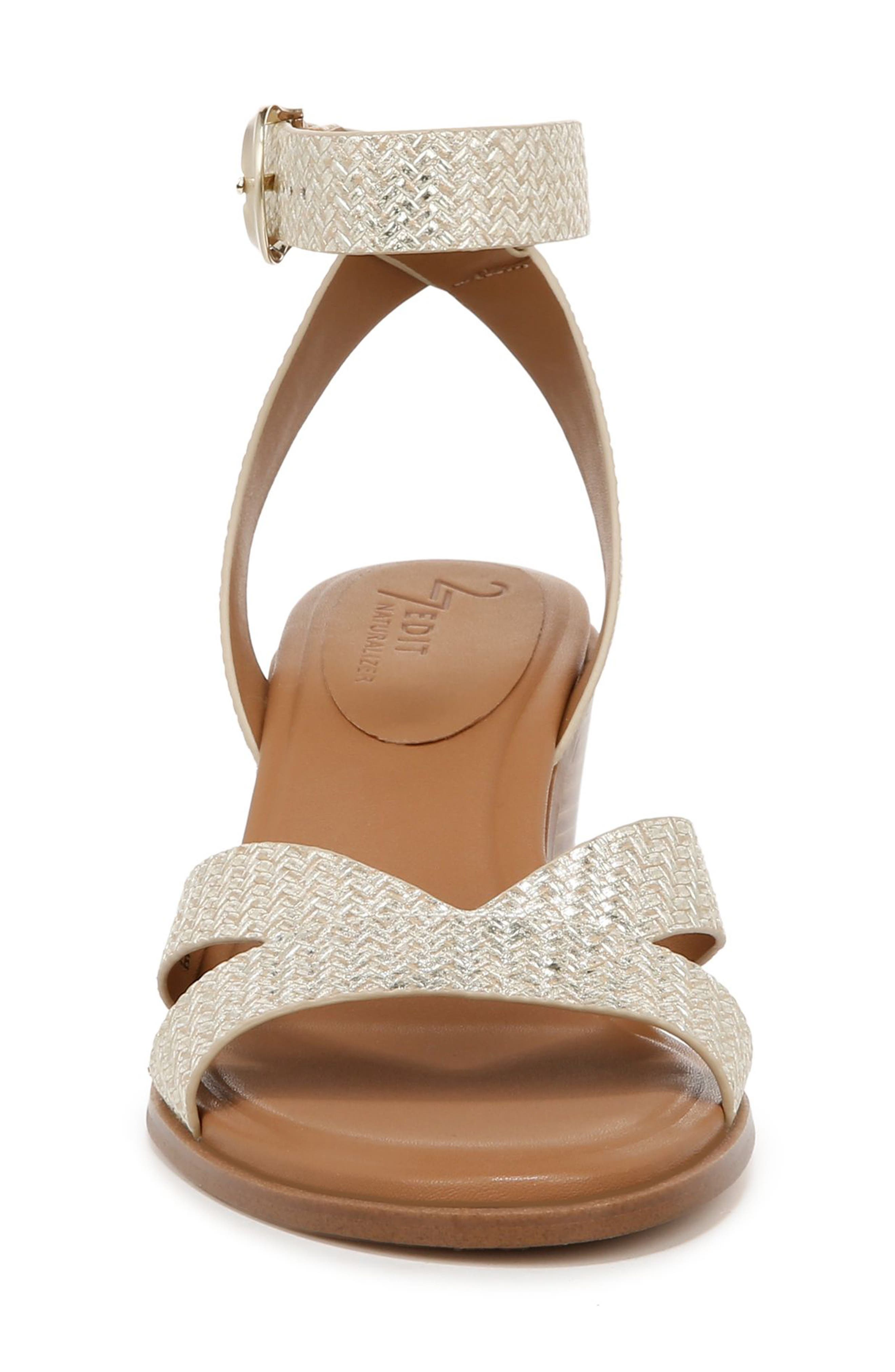 27 EDIT Naturalizer Yumi Ankle Strap Sandal, Alternate, color, Cremosa Taupe Leather