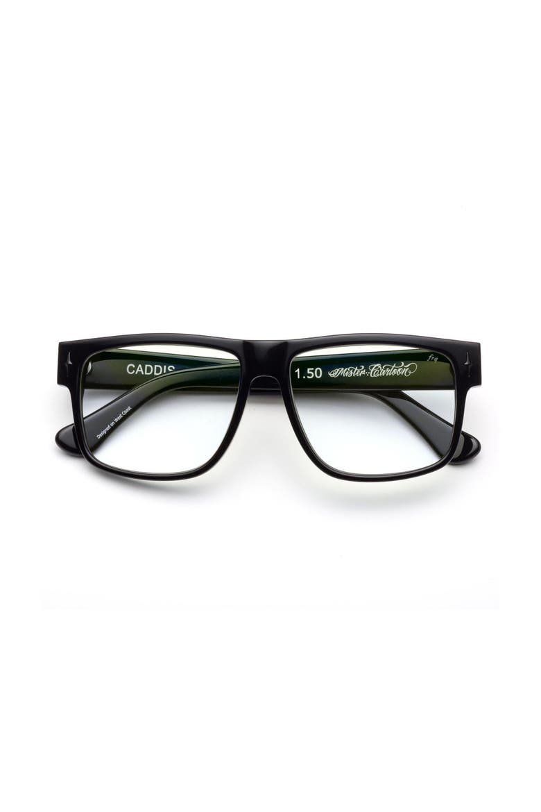 Mister Cartoon | Reading Glasses, Main, color, Gloss Black
