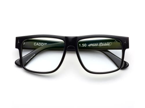 Caddis Mister Cartoon | Reading Glasses in Gloss Black 